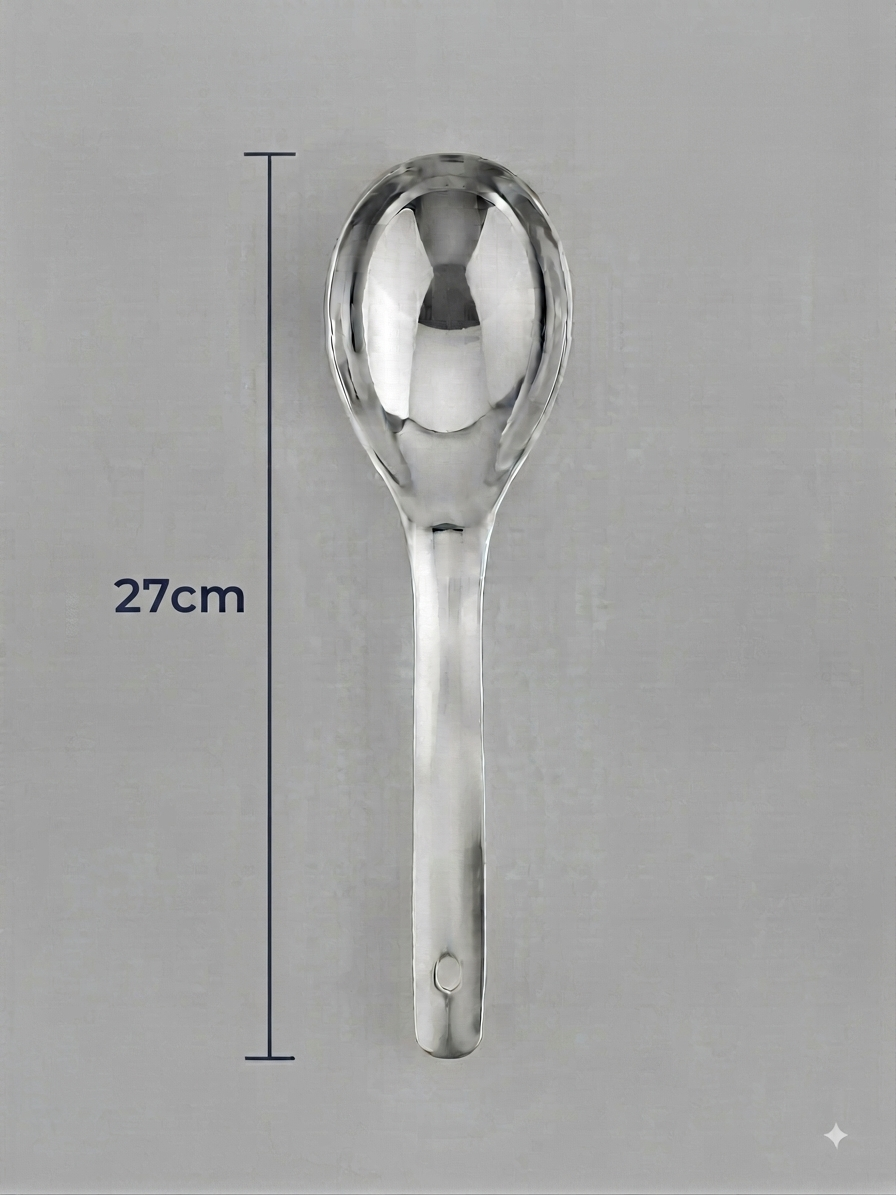 Ramson Oyster Ladle | Stainless Steel Serving Spoon | Kitchen Utensil