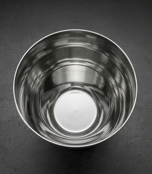 Zebra Stainless Steel Lassi Glass | Premium Food-Grade Steel Drinkware