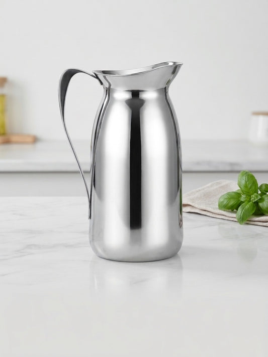 Stainless steel China water jug with lid for dining table