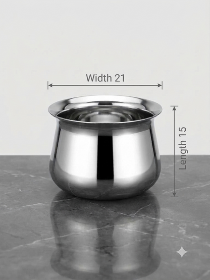 Stainless steel handi United Metal Emporium Bengaluru