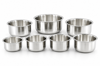 ChefTone Triply Tope | Premium Steel Cooking Vessel | Even Heat Distribution | Indian Cookware