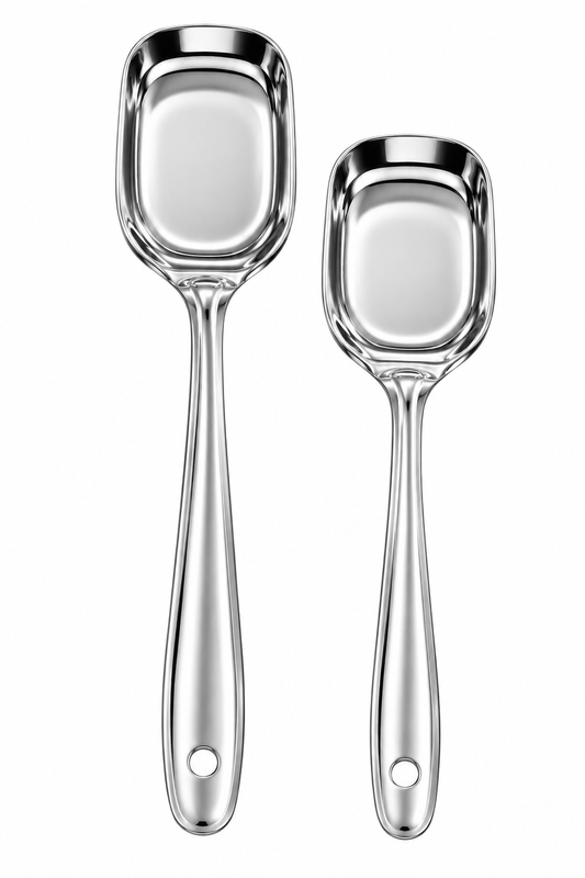 Ramson Stainless Steel Noodle Server & Pulao Spoon - Premium Kitchen Serving Utensil