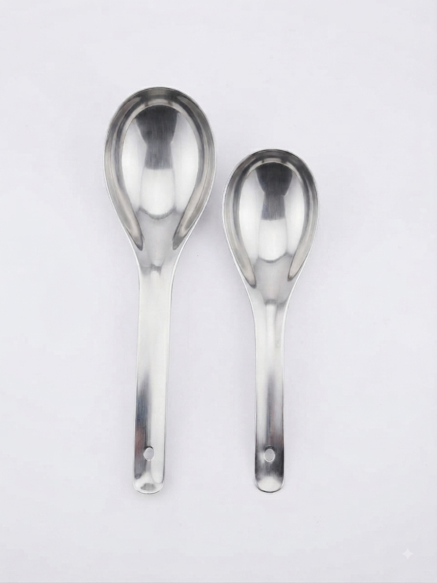 Ramson Oyster Ladle | Stainless Steel Serving Spoon | Kitchen Utensil