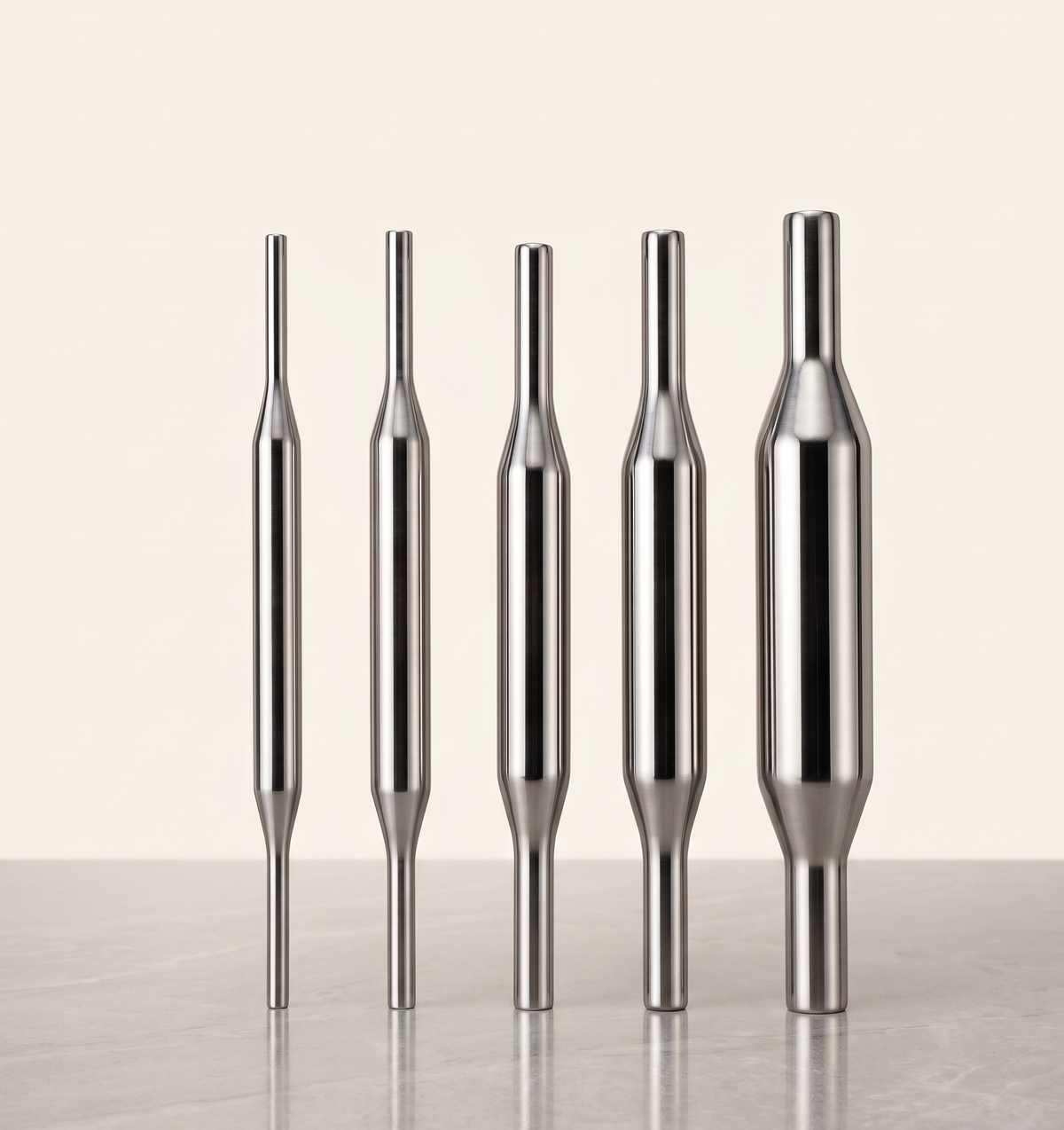 Stainless Steel Belan – Rolling Pin for Chapati, Roti, Poli/Holige (Multiple Sizes Available)