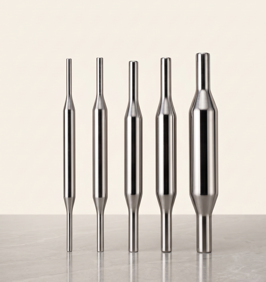 Stainless Steel Belan – Rolling Pin for Chapati, Roti, Poli/Holige (Multiple Sizes Available)