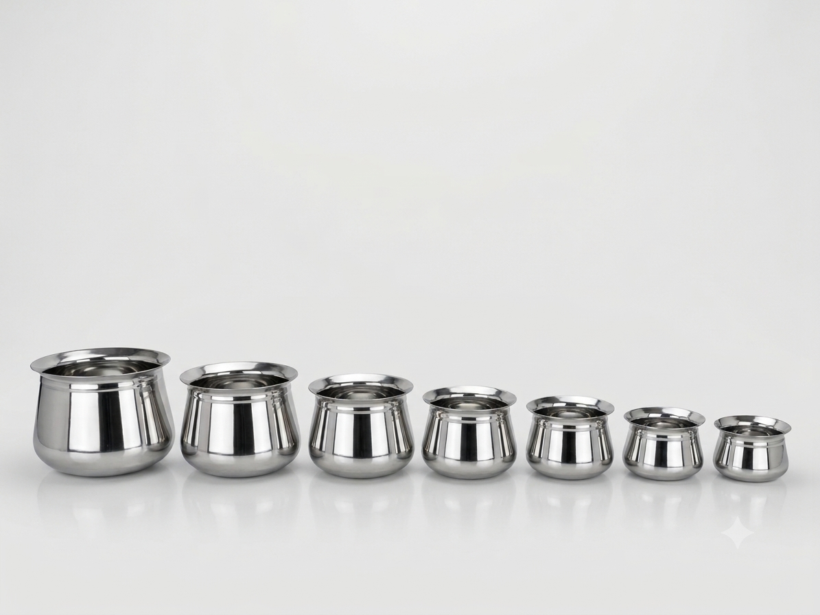 French pongal handi stainless steel handi for cooking