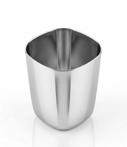 Amarpali Glass | Square Metal Drinking Tumbler for Home, Kitchen & Office