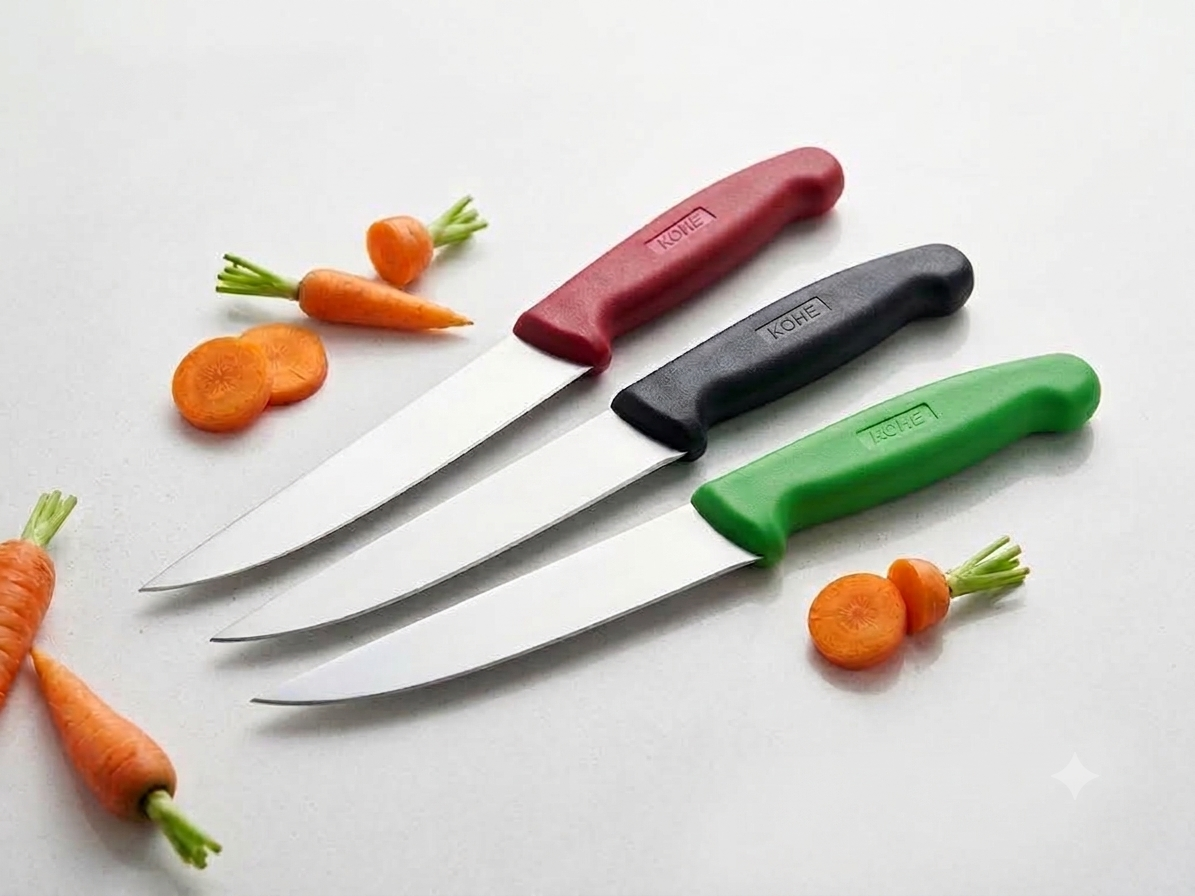 Kohe Utility Knife | Multi-Purpose Kitchen Cutter, 3 Colour Options