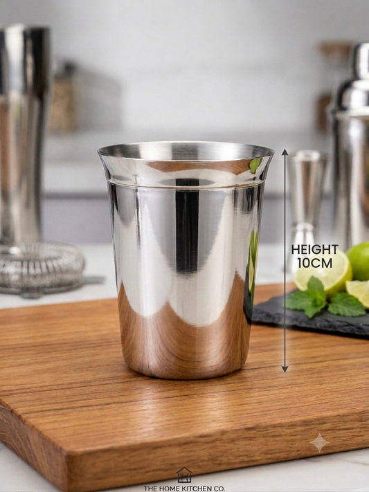 Premium Stainless Steel Signature Glass | Mirror-Finish Tumbler | BPA-Free Rust-Proof Drinkware