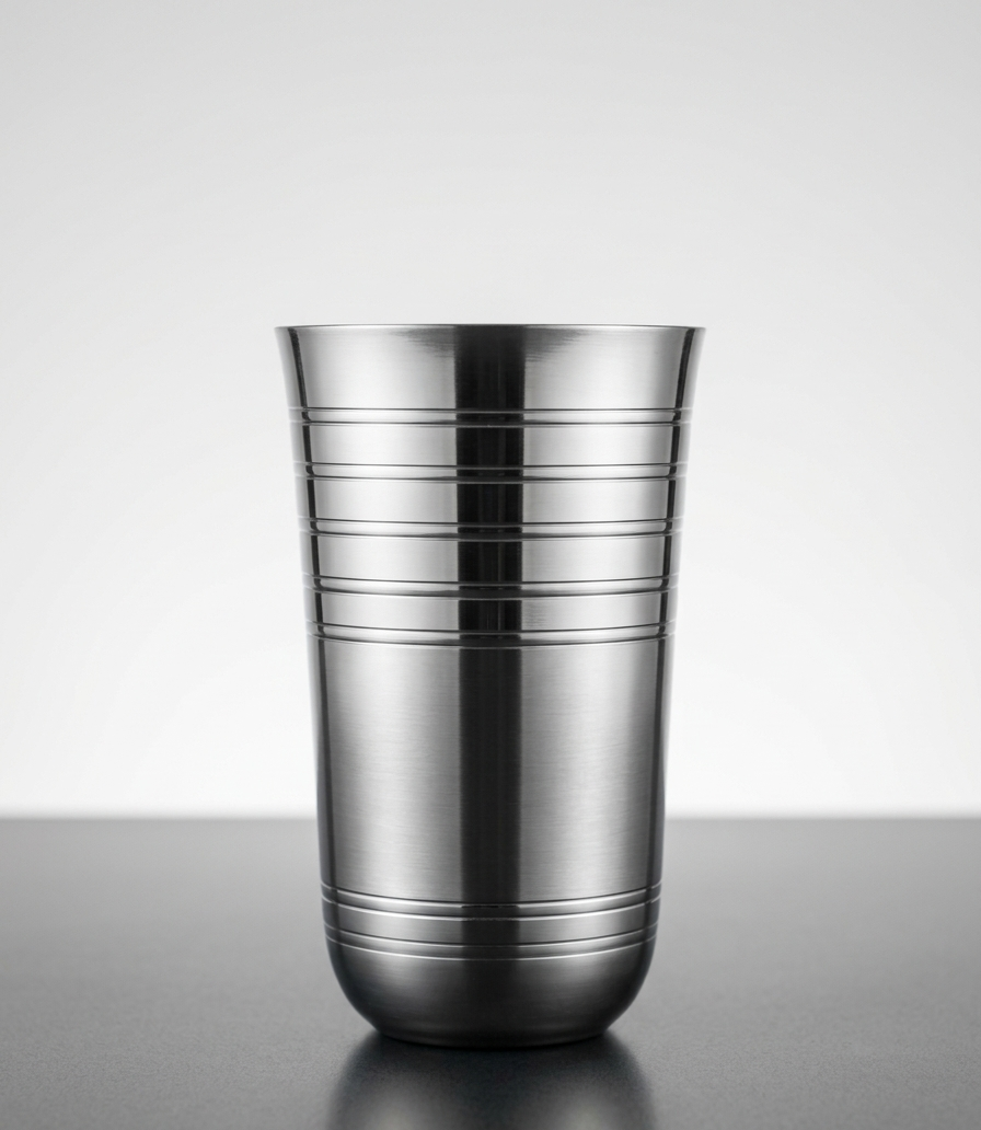 Zebra Stainless Steel Lassi Glass | Premium Food-Grade Steel Drinkware