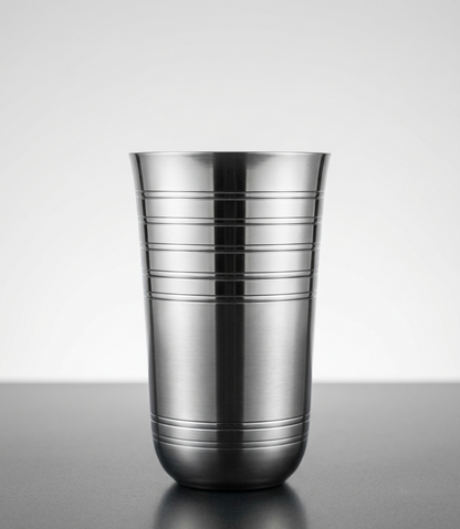 Zebra Stainless Steel Lassi Glass | Premium Food-Grade Steel Drinkware