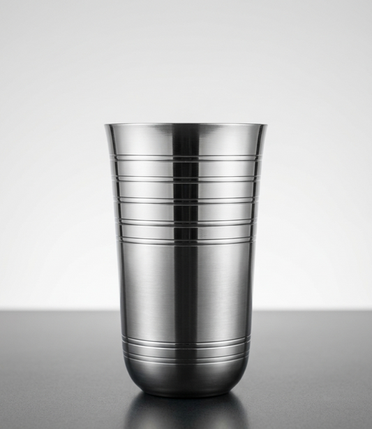 Zebra Stainless Steel Lassi Glass | Premium Food-Grade Steel Drinkware