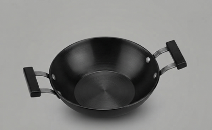 Hawkins Futura Toy Kitchen Set – Hard Anodised Mini Cookware for Kids | Tawa, Deep Kadai, Frypan & Wooden Tavetha (4 Pc)