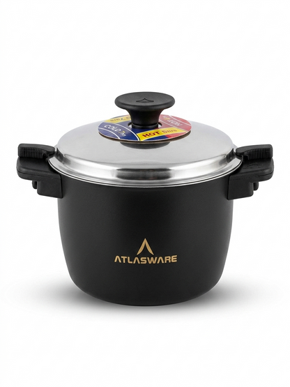 Atlasware Double Wall Casserole — 5 Hrs Hot, 7 Hrs Cold, Zero Reheating