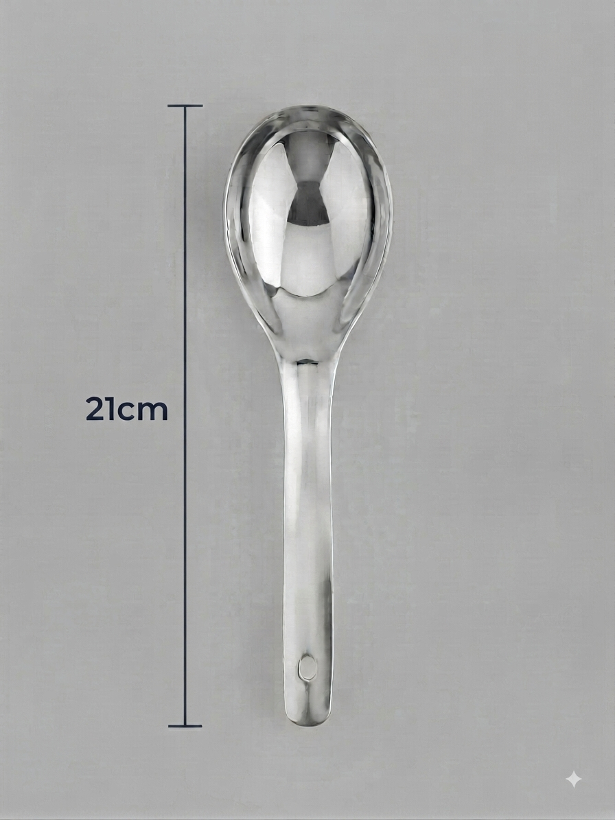 Ramson Oyster Ladle | Stainless Steel Serving Spoon | Kitchen Utensil