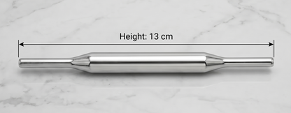 Stainless Steel Belan – Rolling Pin for Chapati, Roti, Poli/Holige (Multiple Sizes Available)