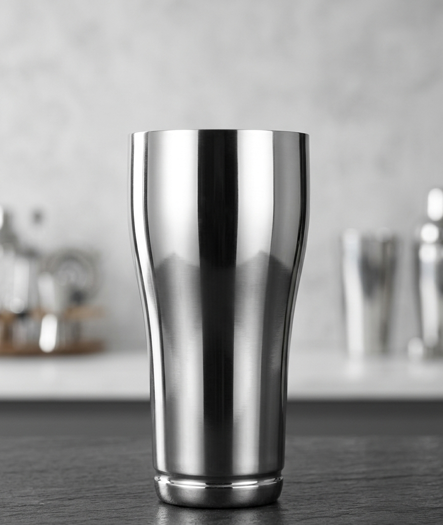 Thumbs Up Lassi Glass Stainless Steel | Premium Food-Grade Steel Drinkware