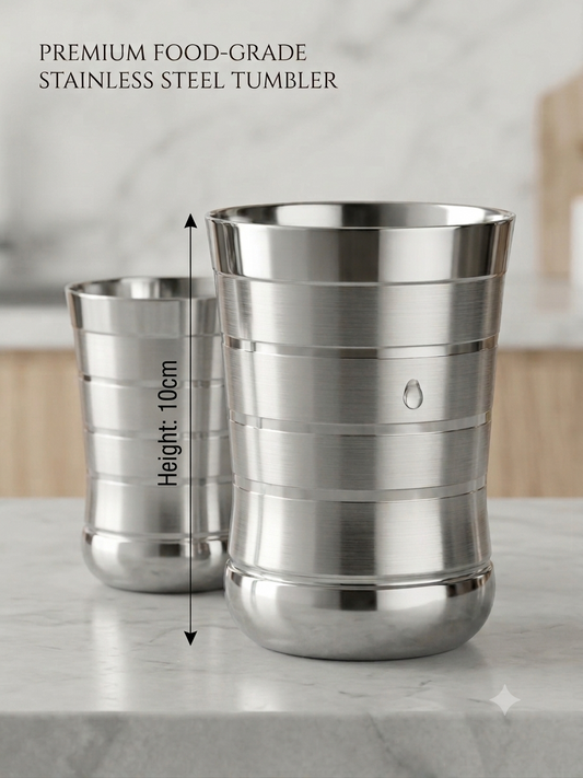 Premium Stainless Steel Limousine Glass | Food-Grade Metal Drinking Tumbler