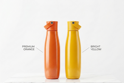Dubblin 500ml Colour Flask | Stainless Steel Inner | Insulated Water Bottle | 2 Colour Options | Silicon Gasket
