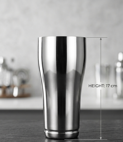 Thumbs Up Lassi Glass Stainless Steel | Premium Food-Grade Steel Drinkware