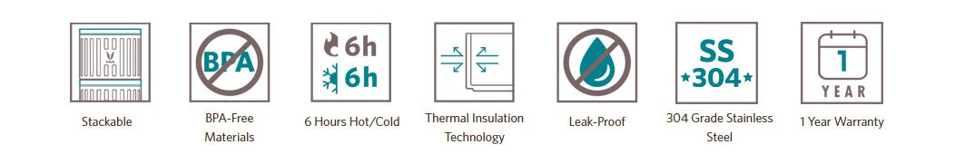 Vaya Preserve Vacuum Insulated Lunch Box/Sambar Jar (440ml) – Stainless Steel Meal Container for Women & Kids – Keeps Food Hot/Cold