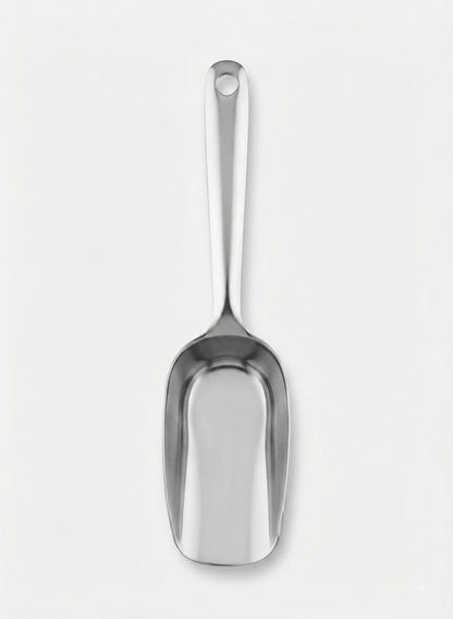 Ramson Stainless Steel Namkeen Server Ladle – Rust-Proof Serving Spoon for Snacks & Dry Foods