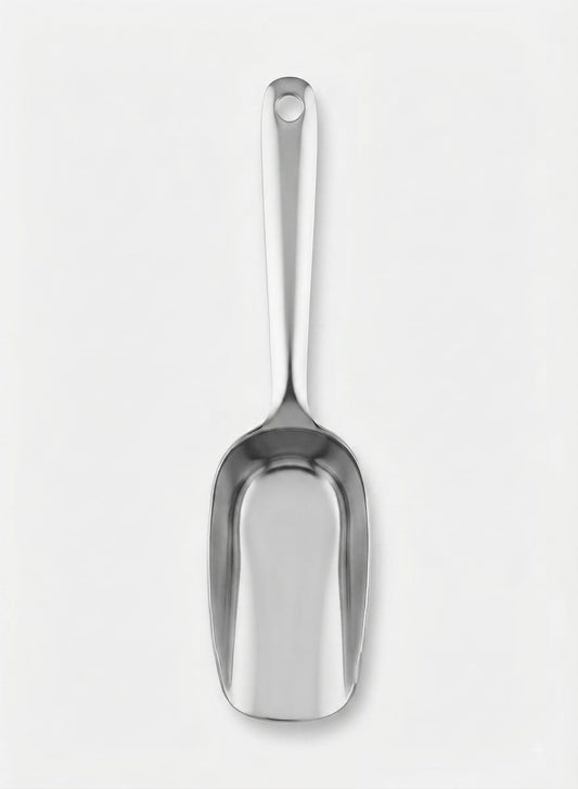 Ramson Stainless Steel Namkeen Server Ladle – Rust-Proof Serving Spoon for Snacks & Dry Foods