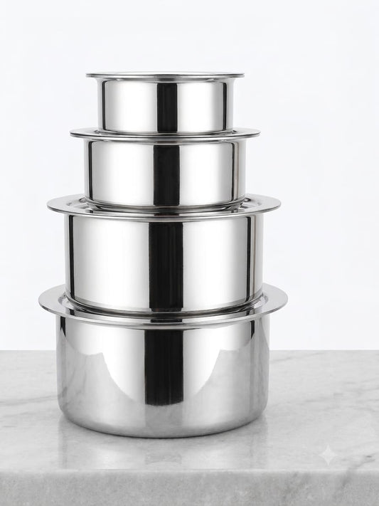 Tri-Ply Stainless Steel Tope Set for Everyday Cooking