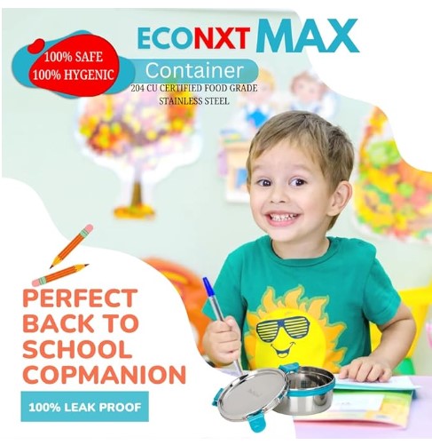 EcoNxt Max Stainless Steel Lunch Box