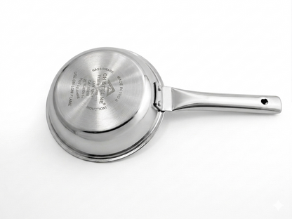 Cheftone Triply Frypan | Stainless Steel | Induction Base, Gas.
