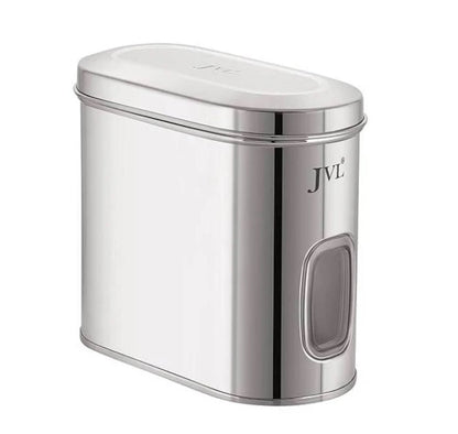 JVL Stainless Steel Kitchen Galaxy Window Storage Canister – Capsule Shape 3250ml