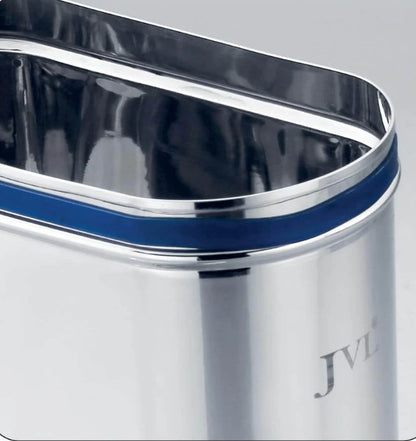 JVL Stainless Steel Kitchen Galaxy Window Storage Canister – Capsule Shape 1250ml