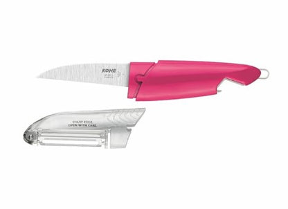 KOHE 3 in 1 Knife Cum Peeler Combo with Bottle Opener