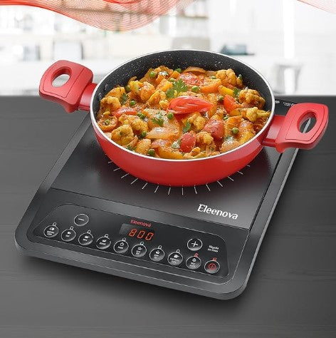 Magnite 1200W Induction Cooktop – Ultra-Fast Heating with Premium Crystal Glass & Easy-Touch Controls