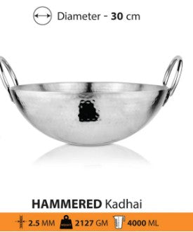 Shri and Sam Hammered Kadhai