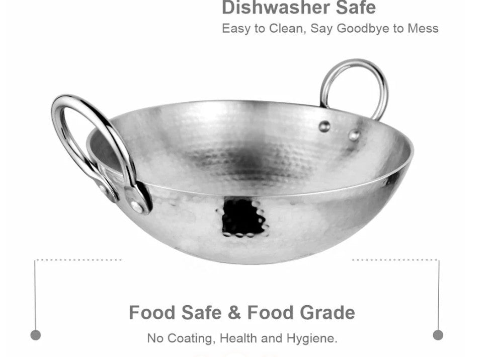 Shri and Sam Hammered Kadhai