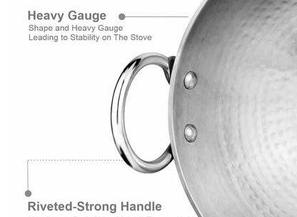 Shri and Sam Hammered Kadhai