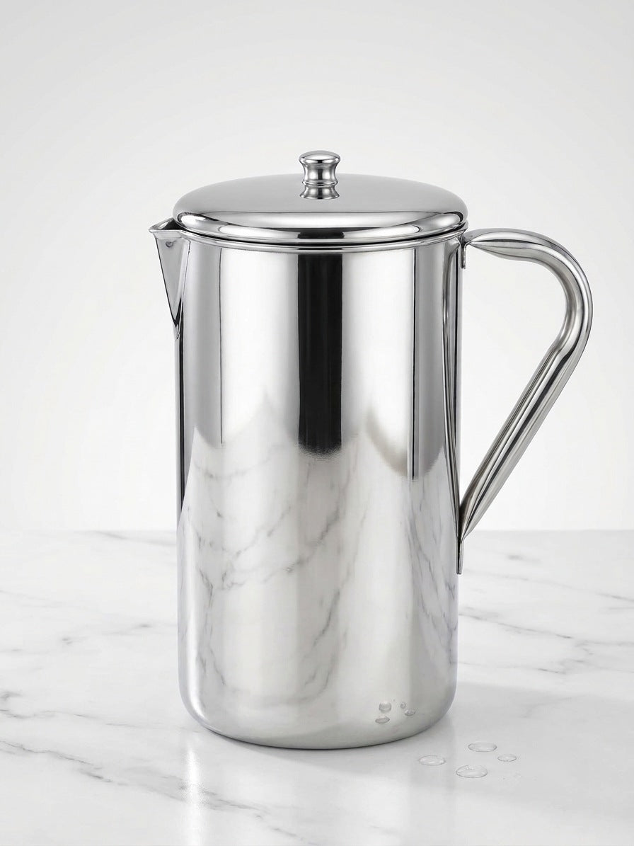 Stainless steel Floron jug in 3 sizes 1 L, 1.5 L and 2 L