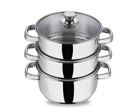 Vinod 3 Tier Steamer Pot 20cm