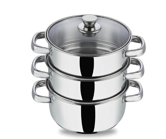 Vinod 3 Tier Steamer Pot 24cm