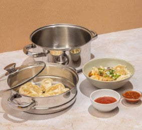 Vinod 2 Tier Steamer pot 18cm